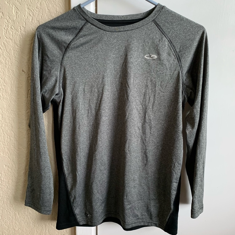 Boys large Champions dry fit long sleeve